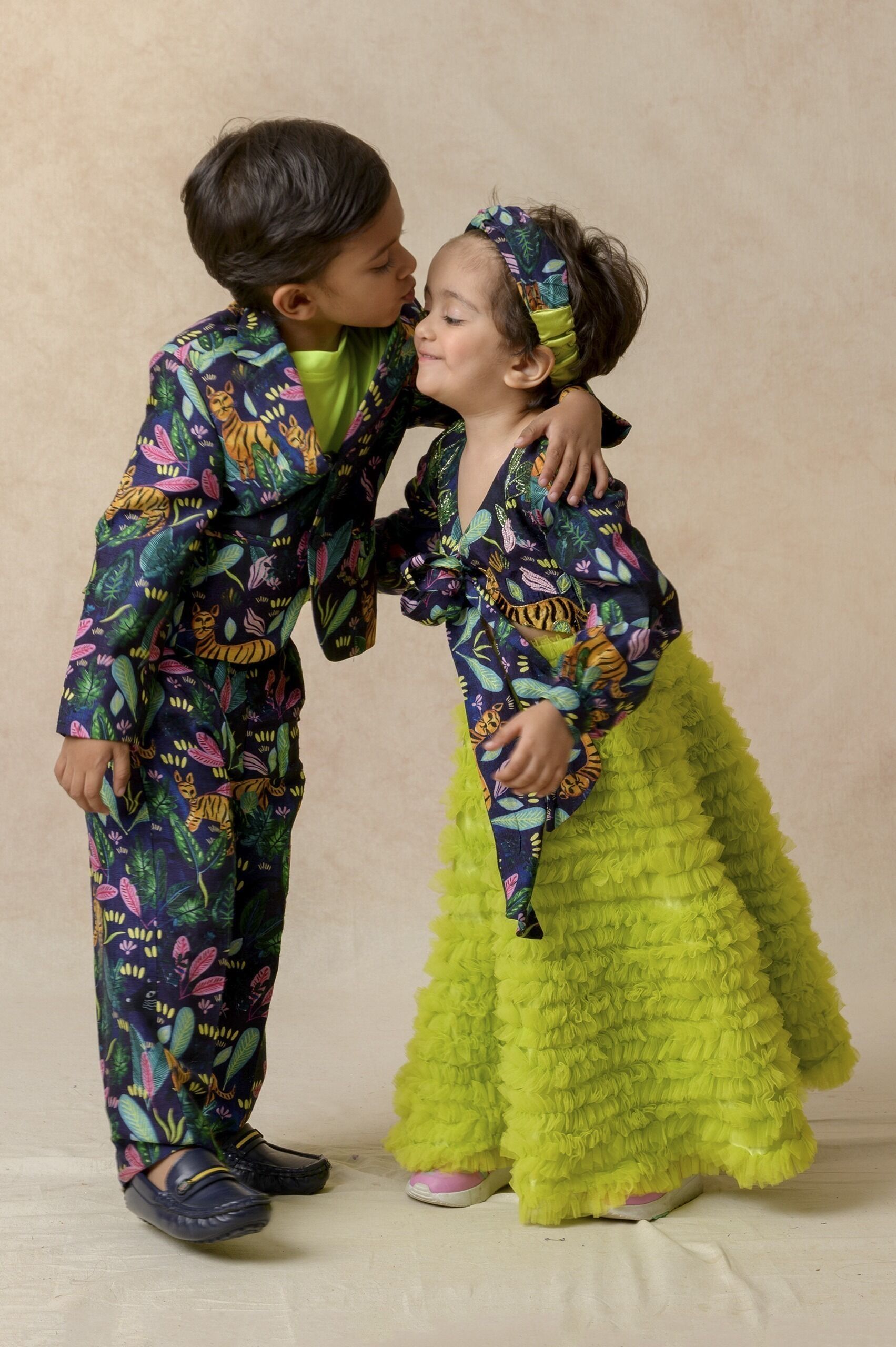 Hand Embroidered twinning set for Mom + Daughter - Image 21