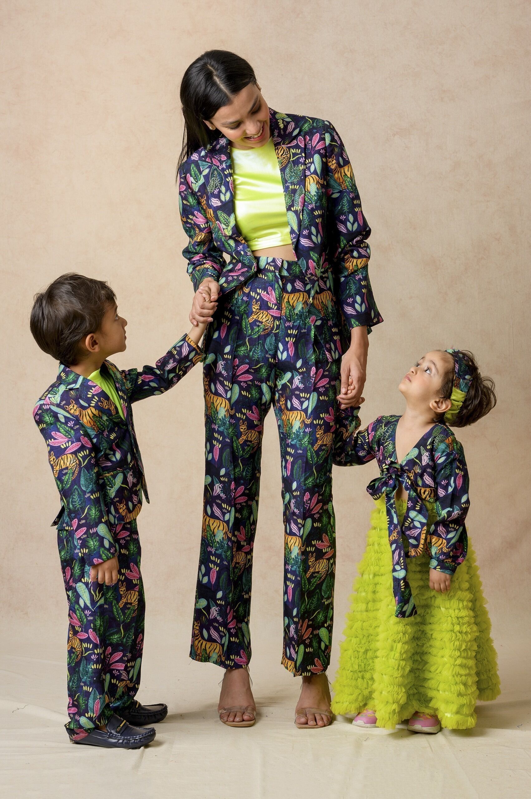 Hand Embroidered twinning set for Mom + Daughter - Image 19