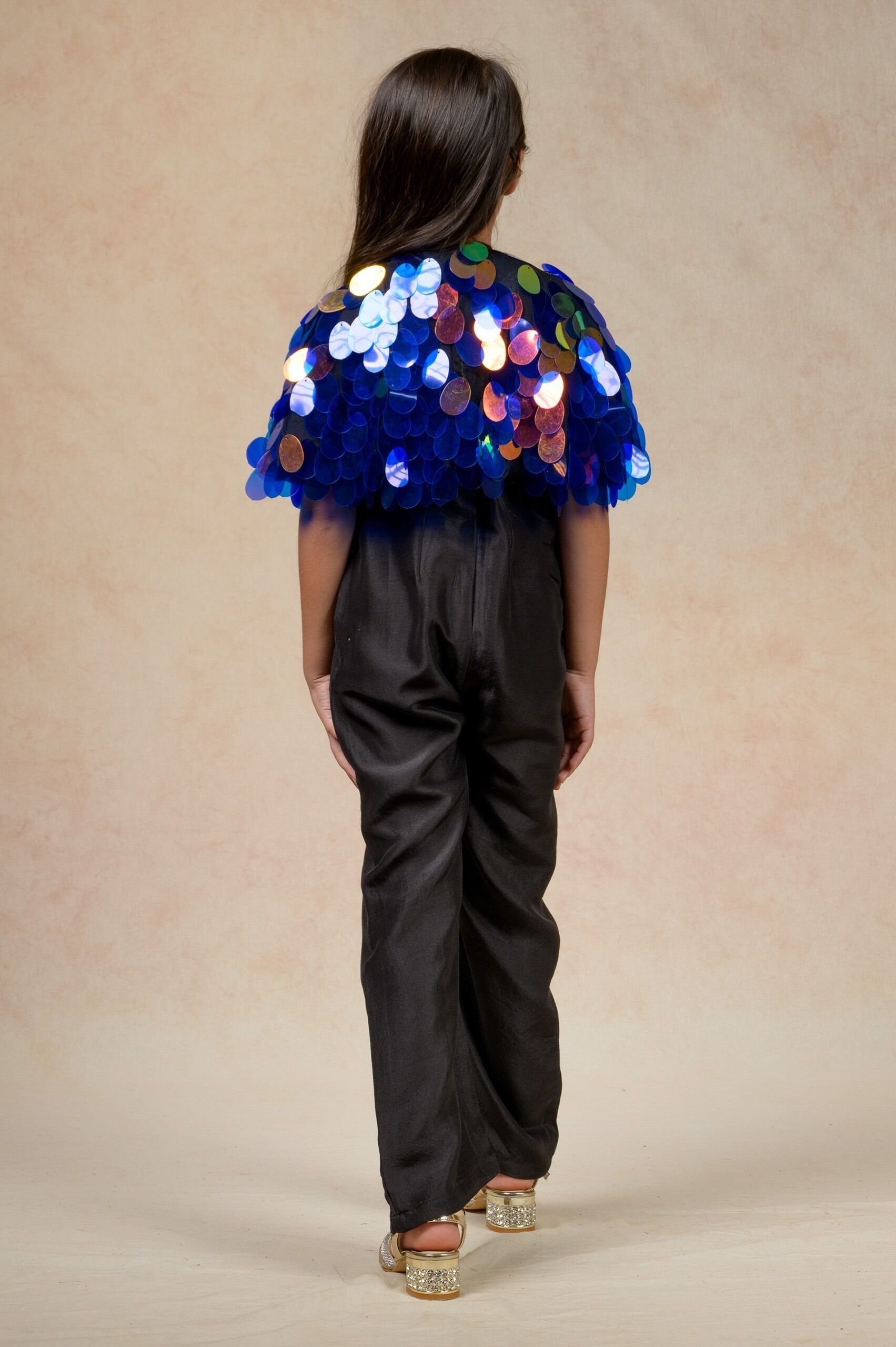 Embellished Reflective Cape - Image 5
