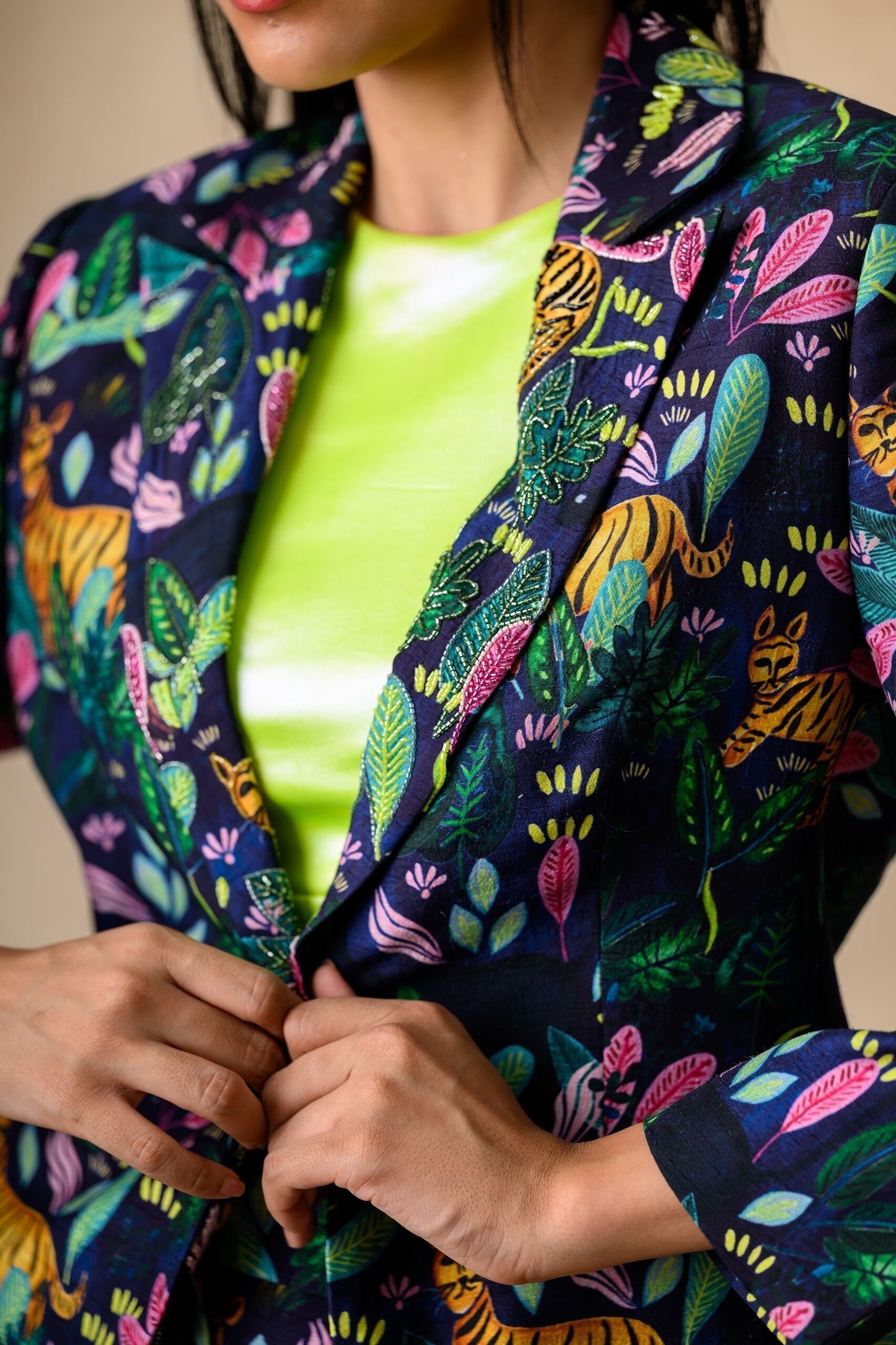 Hand Embroidered twinning set for Mom + Daughter - Image 9