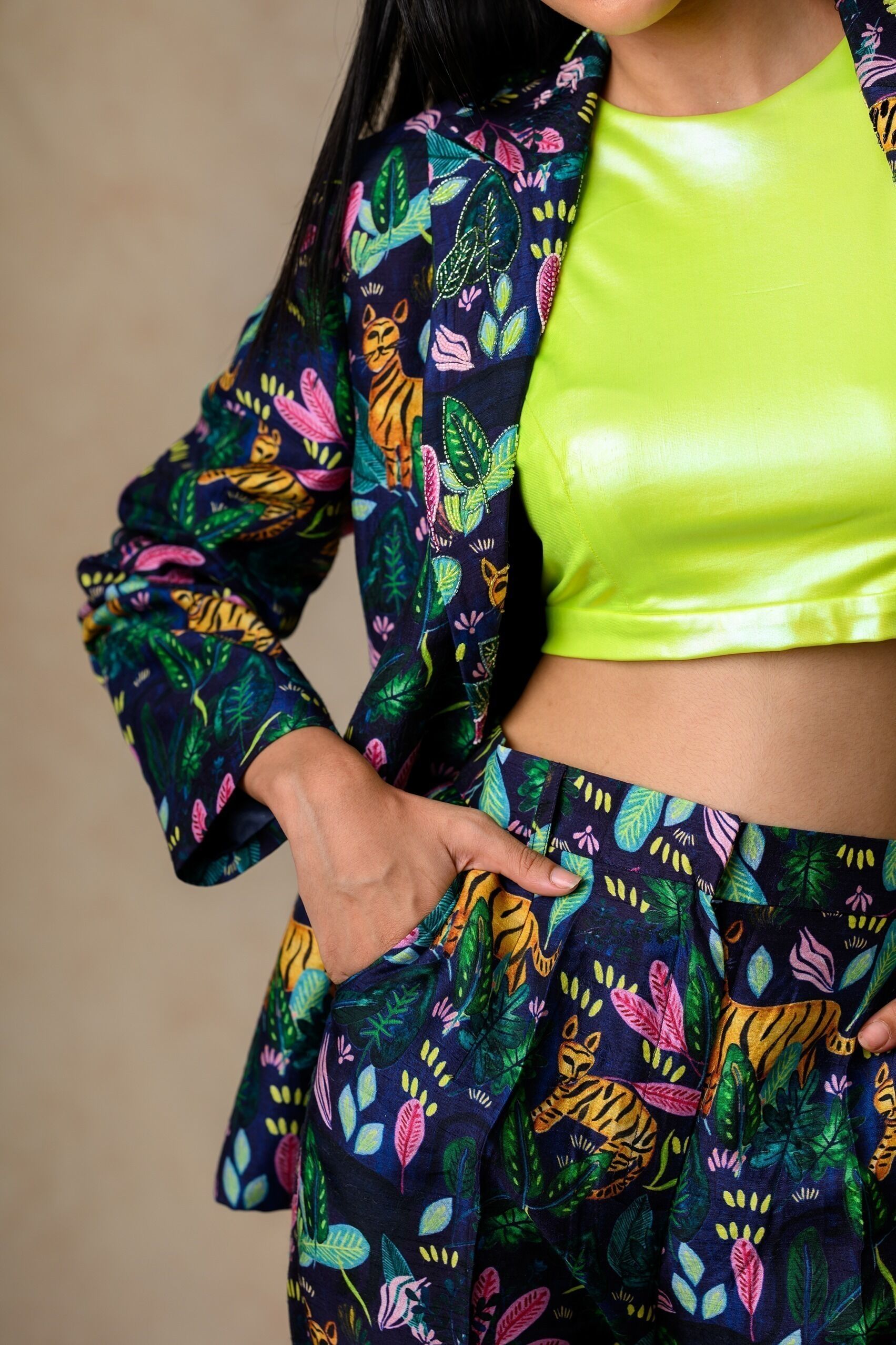 Hand Embroidered twinning set for Mom + Daughter - Image 8