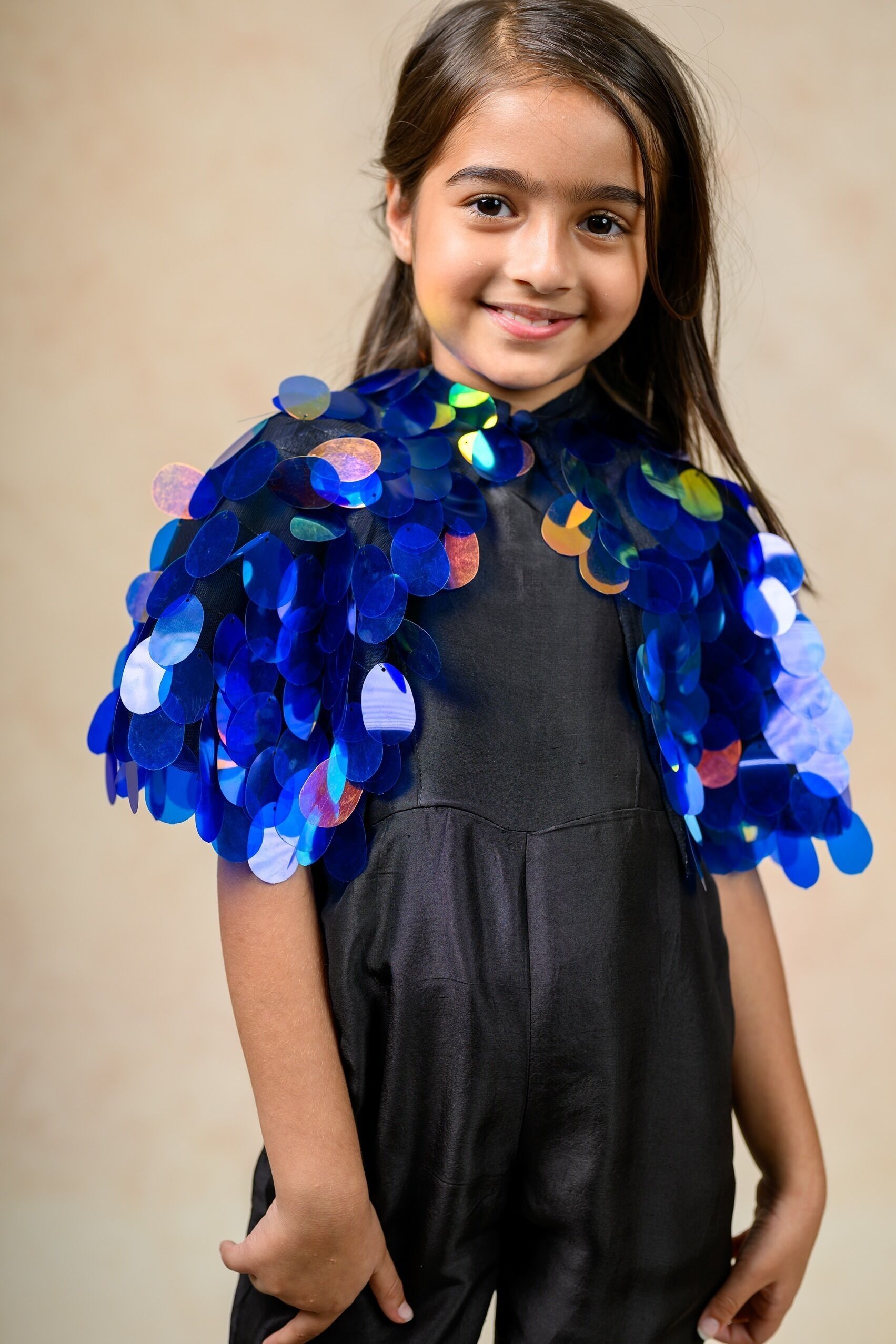 Embellished Reflective Cape