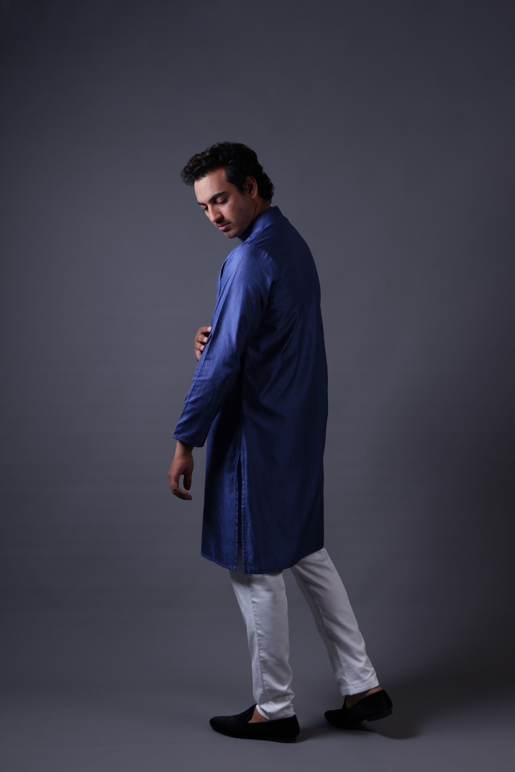 Hand Embroidered Kurta With Pant - Image 8