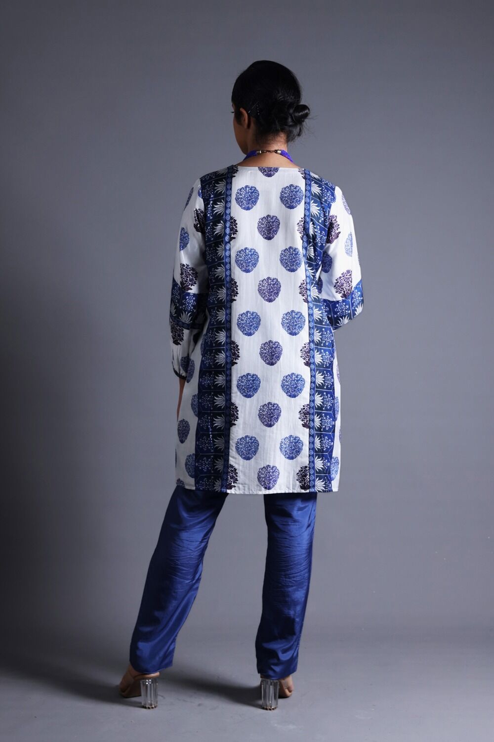 Pleated Kurti With Pant - Image 4