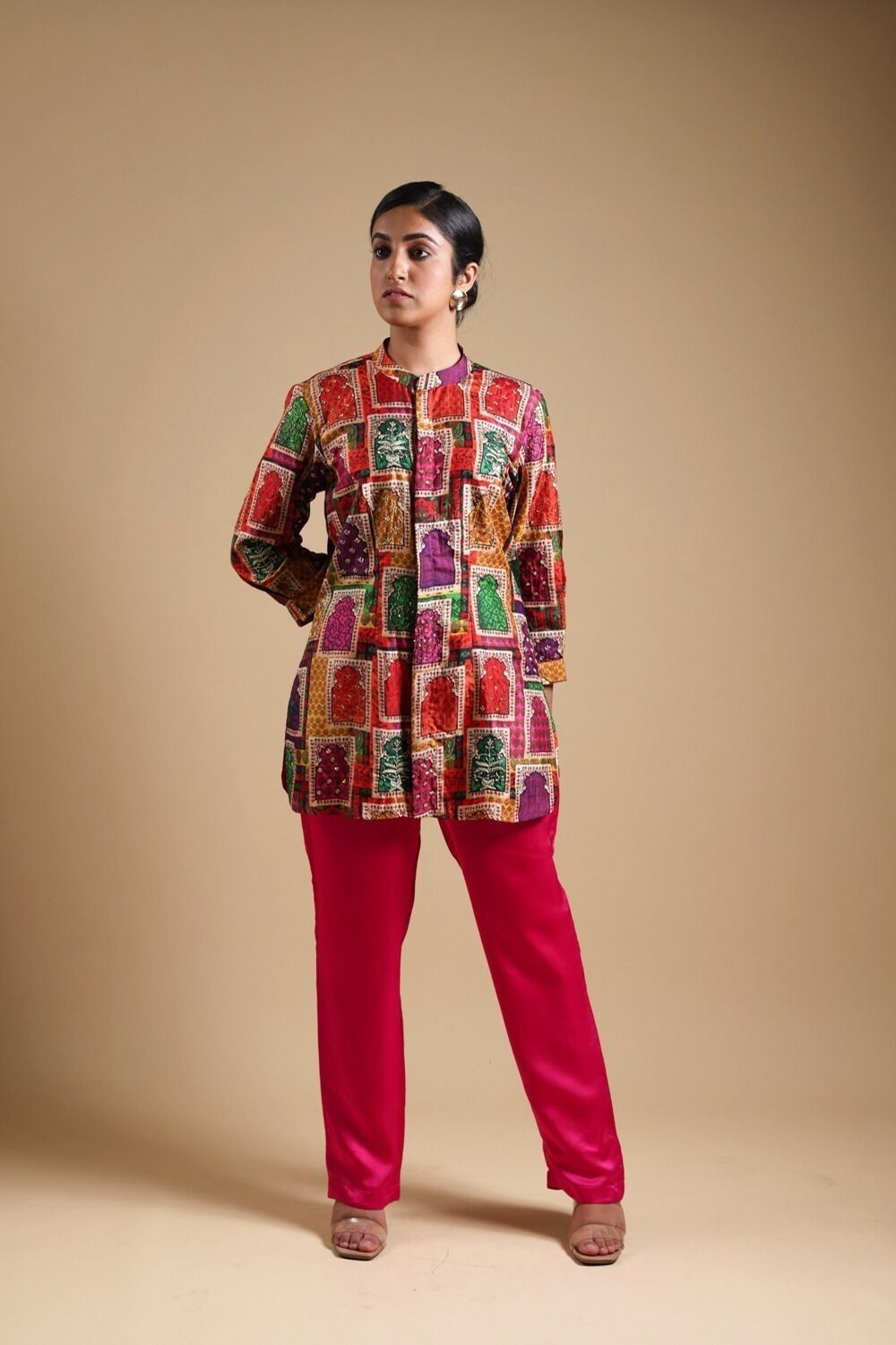 Hand-Embroidered Co-ord Set