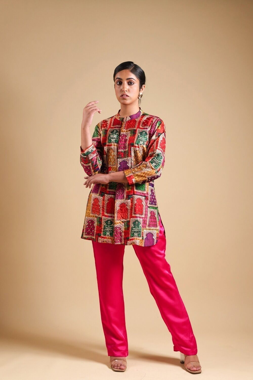 Hand-Embroidered Co-ord Set - Image 2