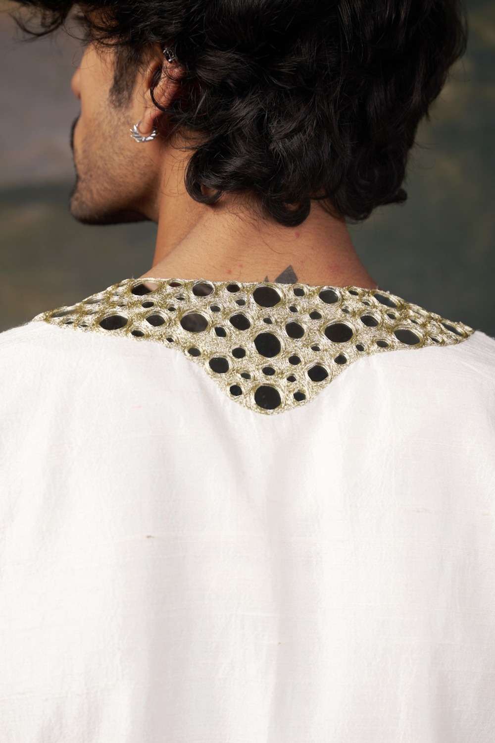 Mirror Work Kurta with Matching Pyjama - Image 7