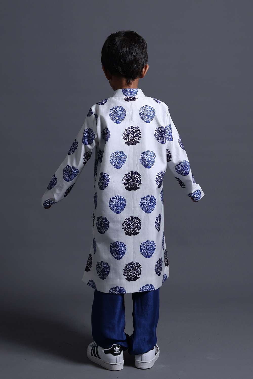 Neeli Buti Leather Work Twinning Set for Father + Son - Image 3